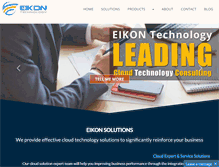 Tablet Screenshot of eikontechnology.com